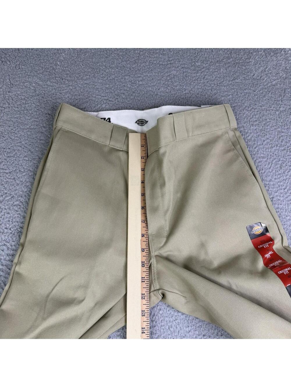Dickies 874 The Original Work Pants (lot of 2) Original Fit Khaki Size 32x32 NWT - Picture 6 of 15